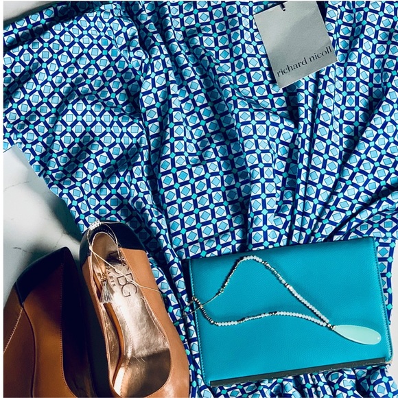 Richard Nicoll Stella Silk Dress One Size NWT - Picture 3 of 6